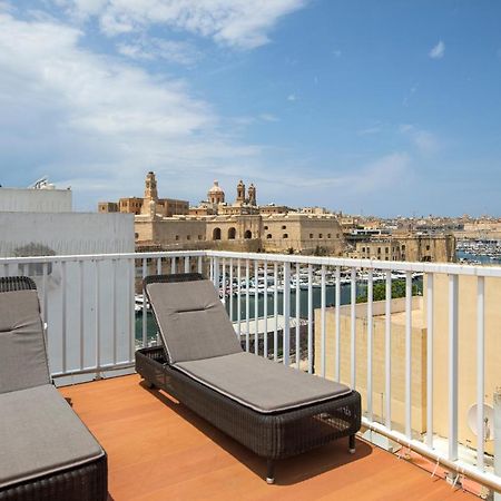 Traditional & Modern Maltese Townhouse - Rooftop Terrace And Sea Views, Close To Birgu Waterfront Cospicua エクステリア 写真