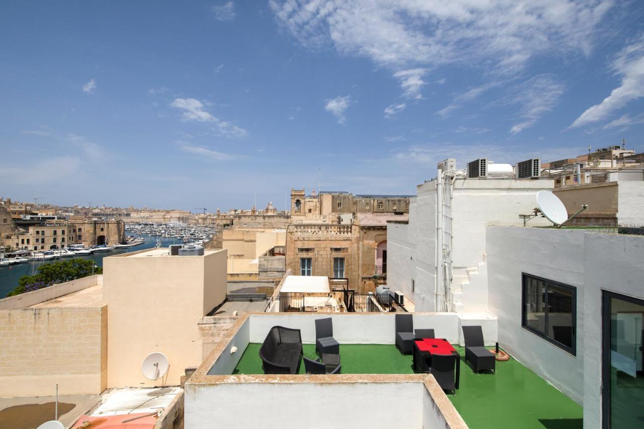 Traditional & Modern Maltese Townhouse - Rooftop Terrace And Sea Views, Close To Birgu Waterfront Cospicua エクステリア 写真